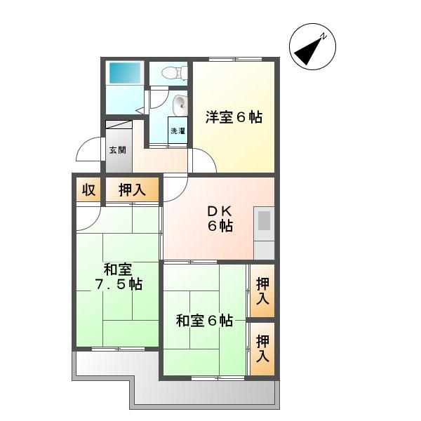 ファミールマンション１ 間取り