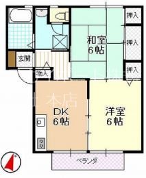 グリーンヒルD 間取り