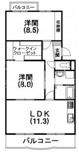 ピアンテ四ツ池 間取り