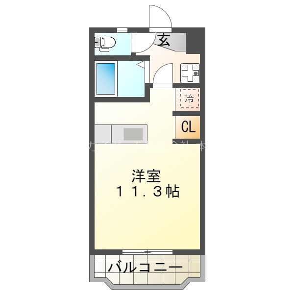 ハイライズHIRAI 間取り