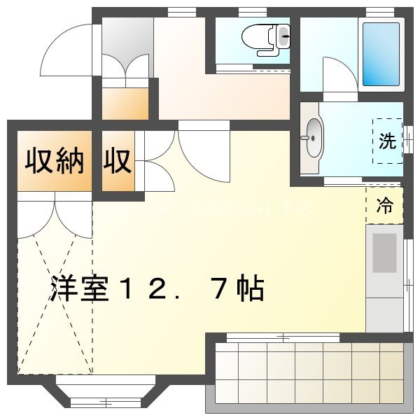 マイシティ高丘1（東側） 間取り