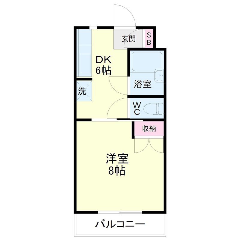 アネックス高丘Ⅲ 306号室 間取り