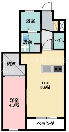 ル・リオン葵東A棟 間取り