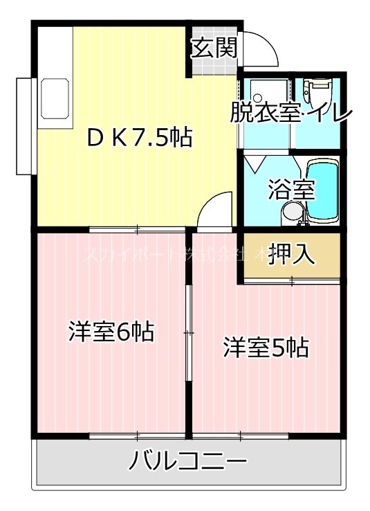 コーポ中村 間取り