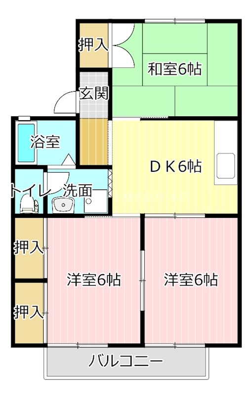 シャンボール泉Ⅱ 間取り