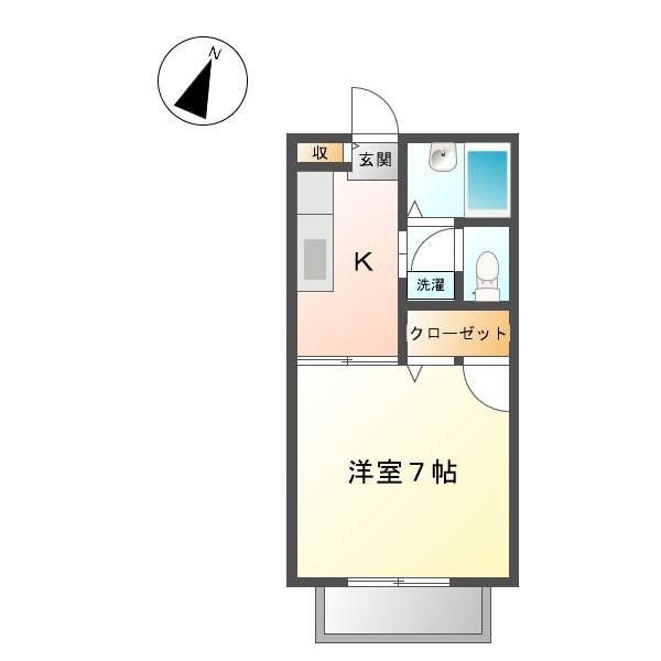 グリーンヒルA 間取り