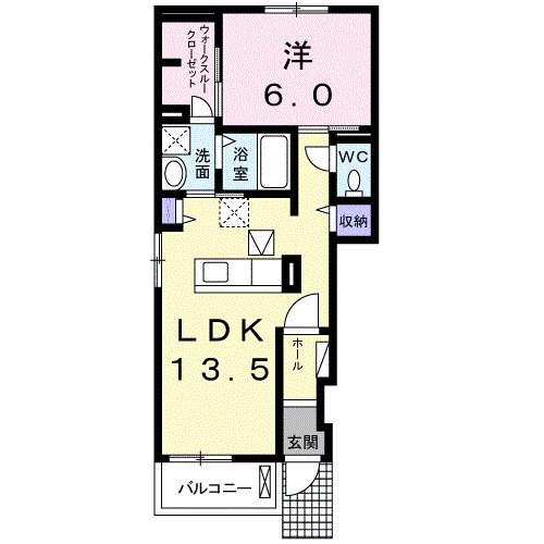 エルドラード葵Ⅰ 101号室 間取り