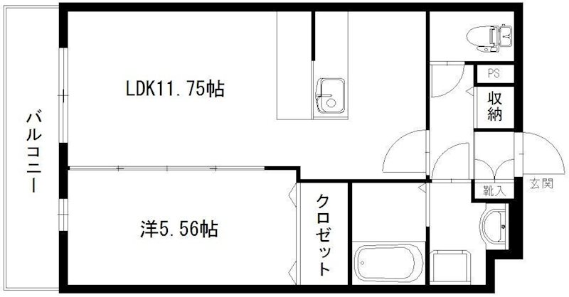 サウス・キアラ 202号室 間取り