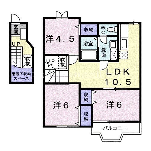 クレストールアイリスA 間取り