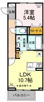 シャンブル 間取り