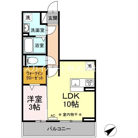 シャンブル 間取り