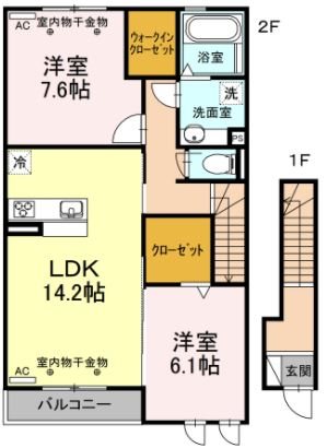 アンソレイエ 間取り