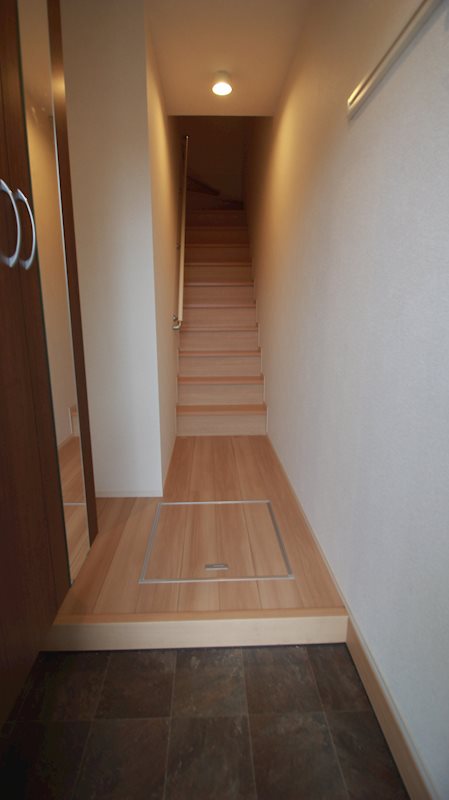 アンソレイエ 玄関