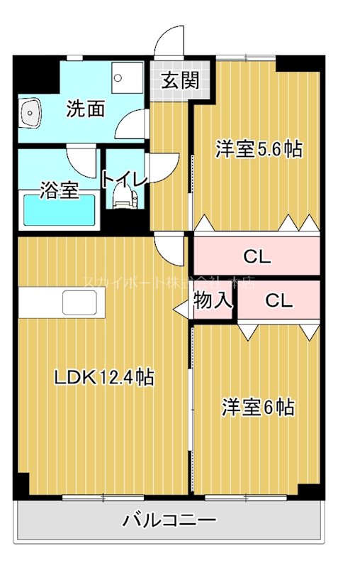 ウィズ・エフⅡ 間取り図
