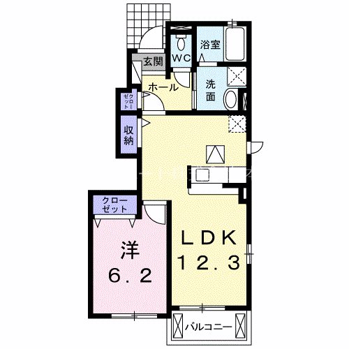 ルミエール三方原Ⅰ 間取り