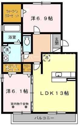 メルベイユ・フロール 間取り