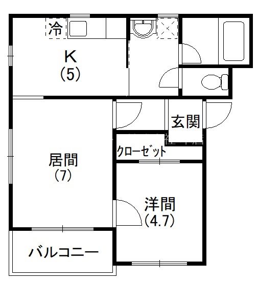 コンフォードⅢ 間取り