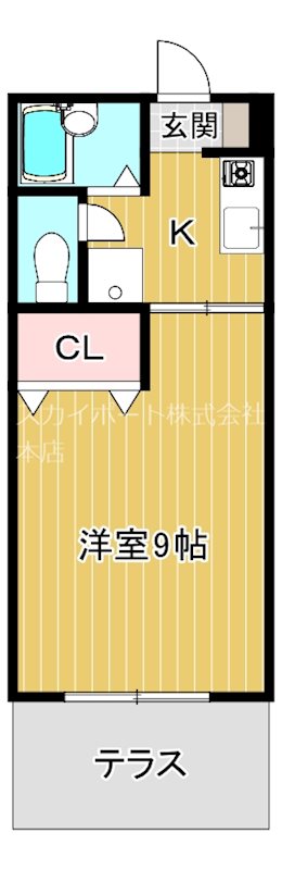 グランシャリオⅡ 102号室 間取り