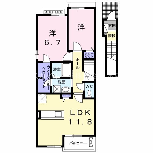 フォーリスト・ガーデンＮ A 間取り
