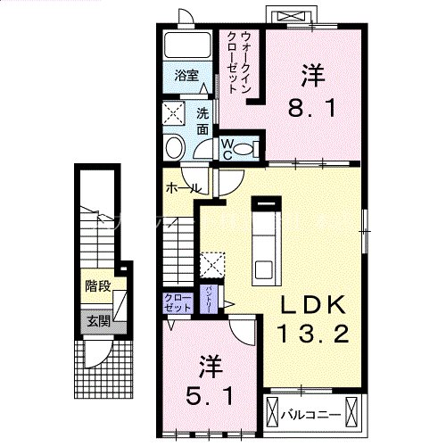 ウエストインレット 間取り