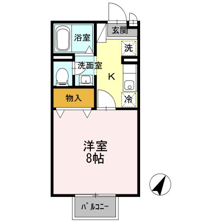 棒屋第３住吉ハイツ 間取り