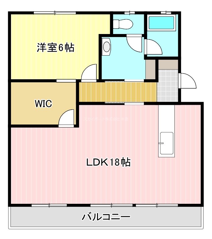 アールベロ 207号室 間取り