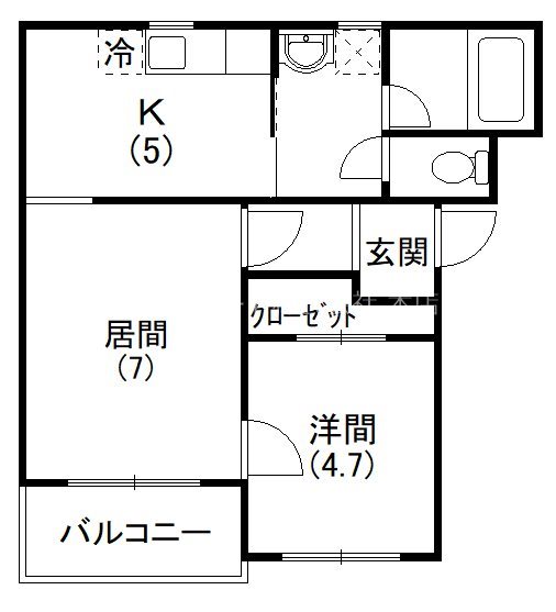 コンフォードⅢ 間取り