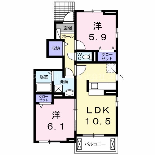 ルミエール三方原Ⅱ 間取り