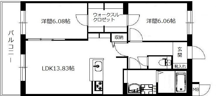 Apricot 間取り
