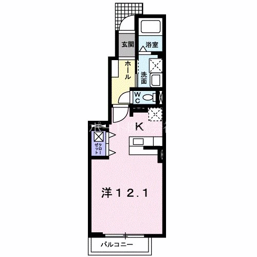 フォンテーヌD 間取り