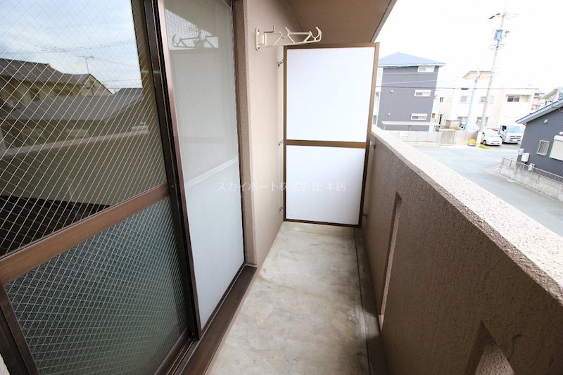 アオバマンション ベランダ