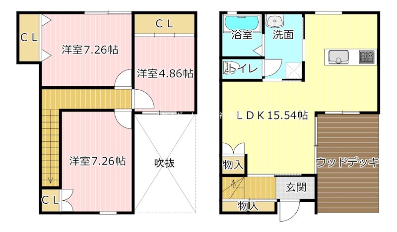 キャレブラン有玉 間取り