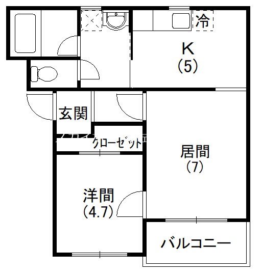 コンフォードⅢ 間取り