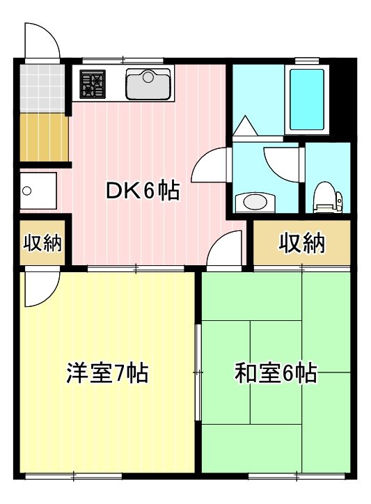 サンコーポ松葉A 間取り