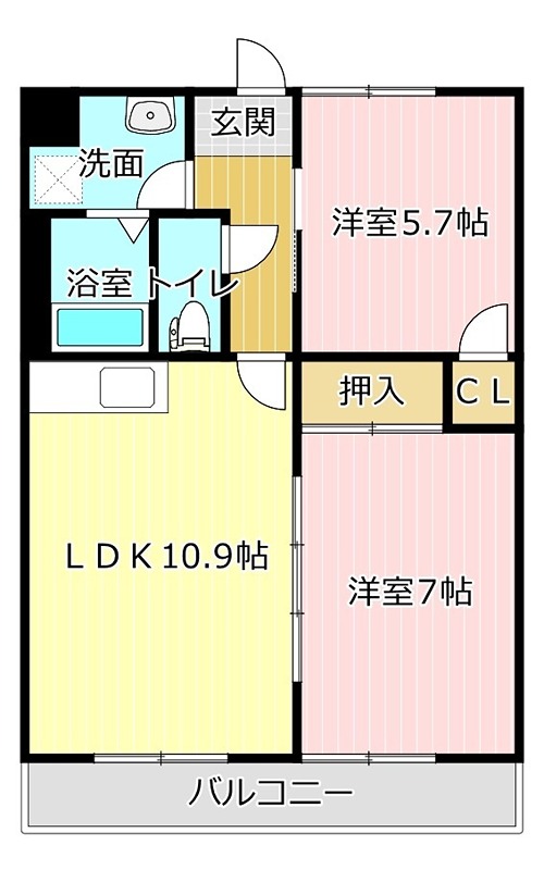 Avenue根洗 間取り