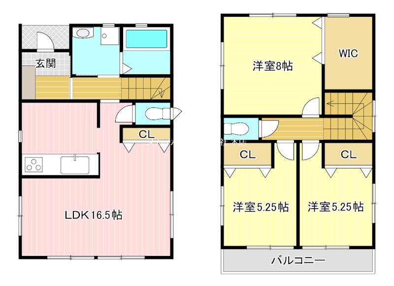 島津様貸家Ⅱ 間取り
