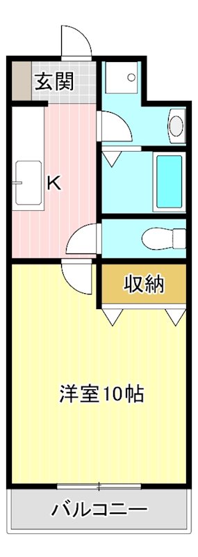 マンションきんかんⅡ 間取り