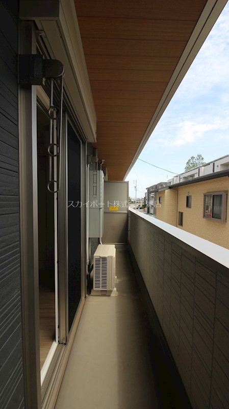 ぴりか／ひより　ひより ベランダ