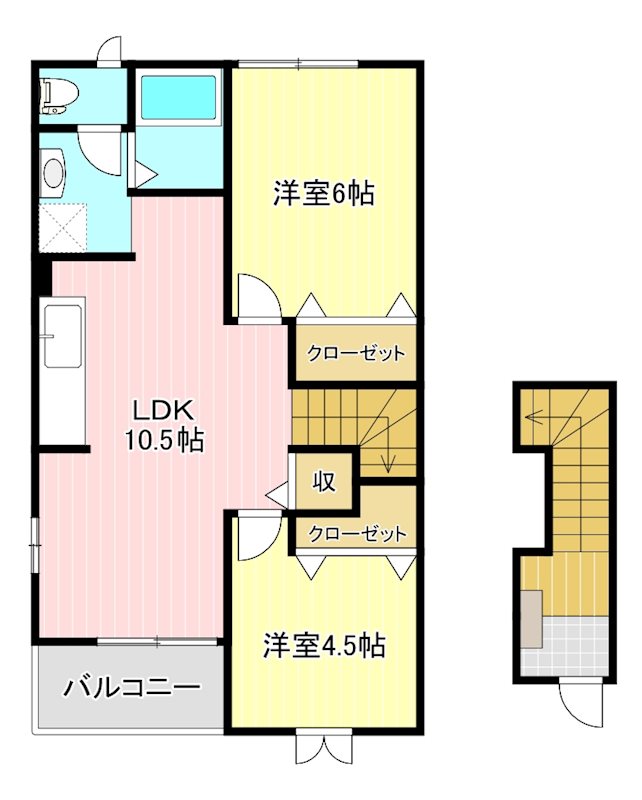 リバーサイド細江A 間取り