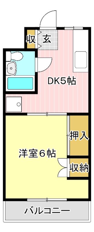 ハイツサンローズ 間取り
