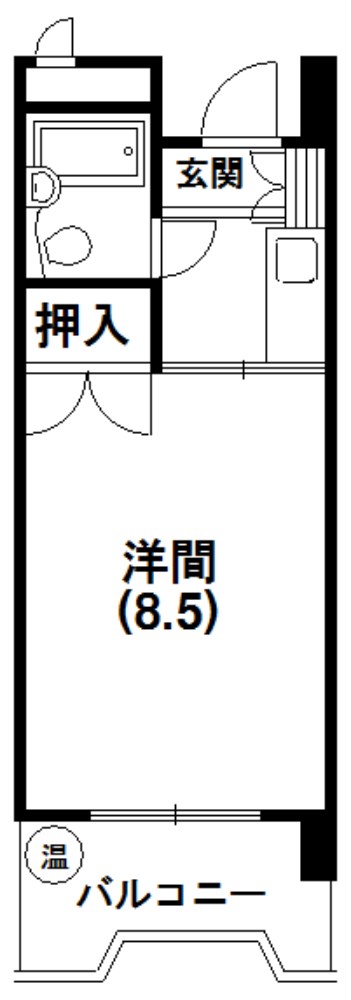 メゾンベルシャンブル 間取り