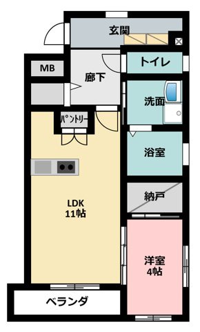 ル・リオンクリーク 間取り
