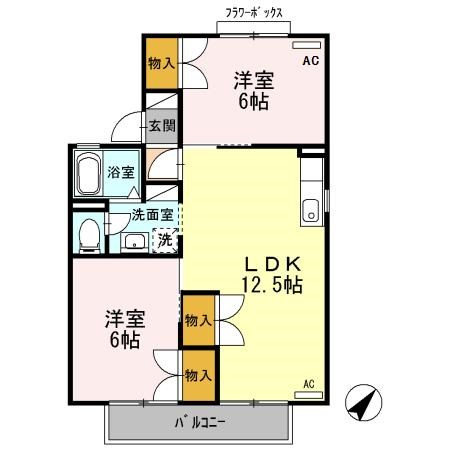 アプト・Ｓ B 間取り