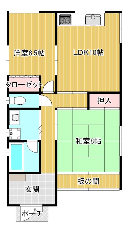 平野様貸家 間取り