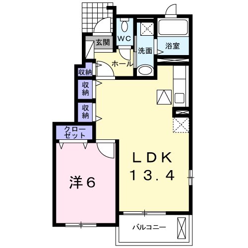 メゾン　一刻Ⅰ 間取り