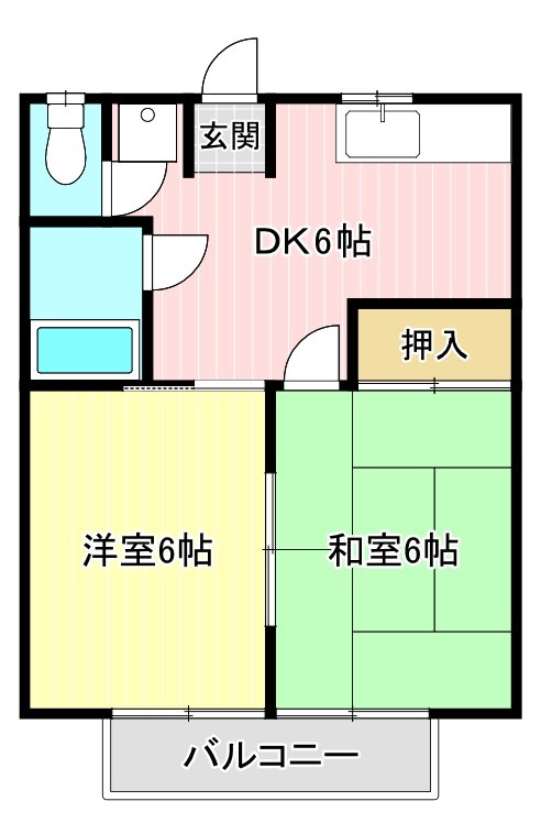 メゾン青葉台 No.1 205号室 間取り