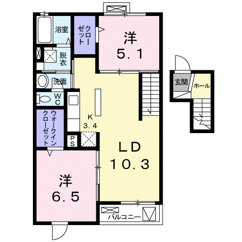サンリット初生 間取り