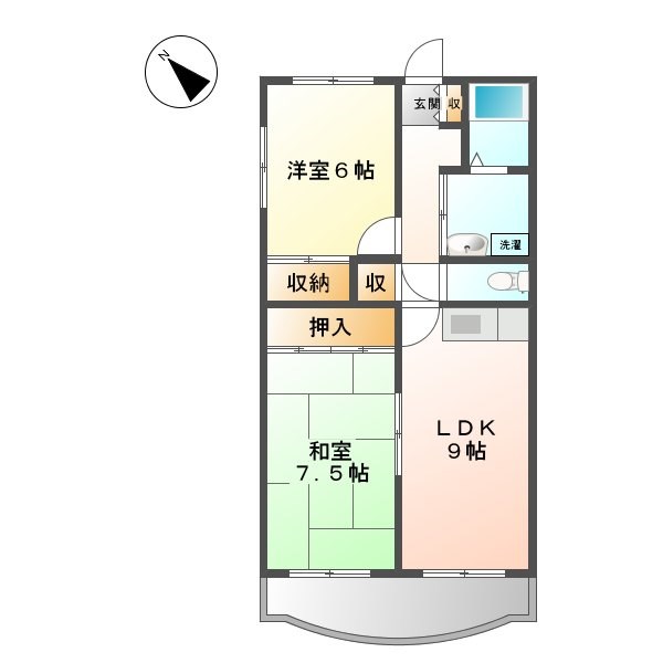 ハーモニー和合Ⅱ 間取り