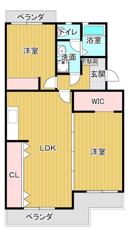サンパーラ松本 205号室 間取り