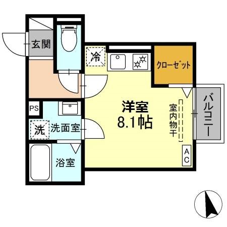 D-ROOM和地山 間取り図